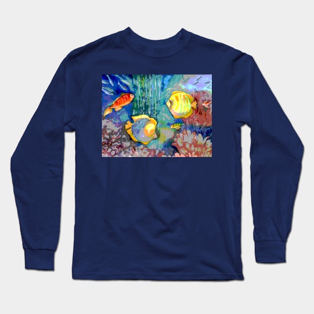 fishes Long Sleeve T-Shirt by ArtKsenia